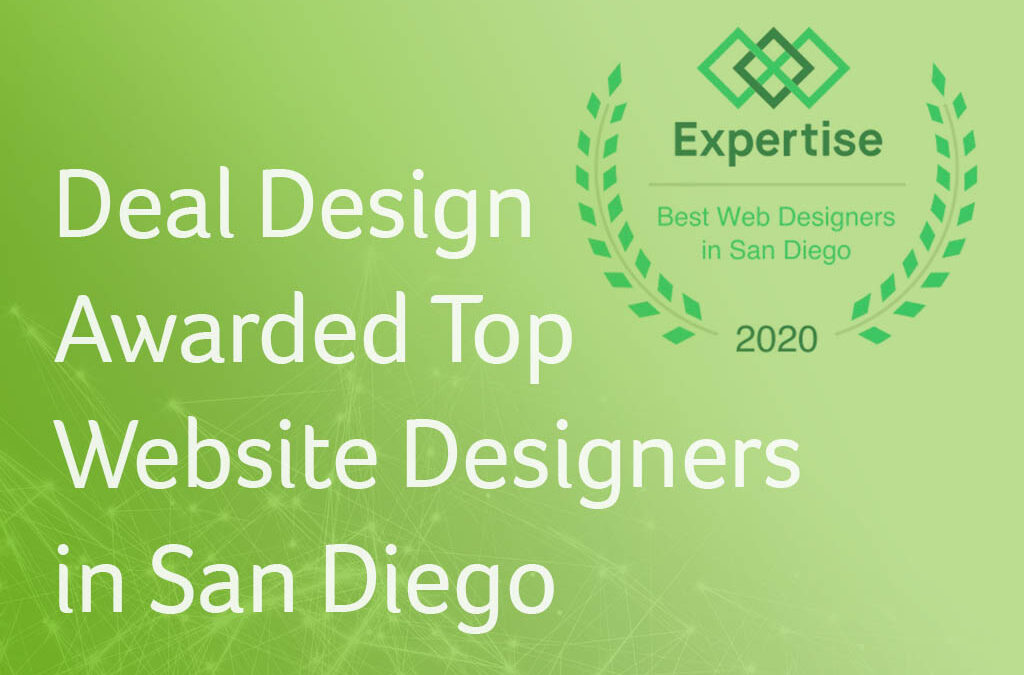 Deal Design Awarded Top Website Designers in San Diego