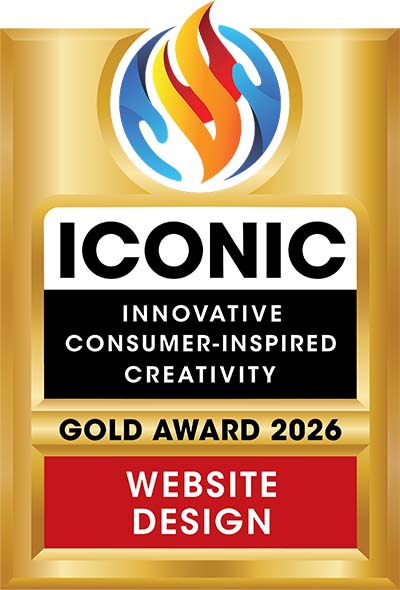 Iconic Award Gold Winner for Website Design